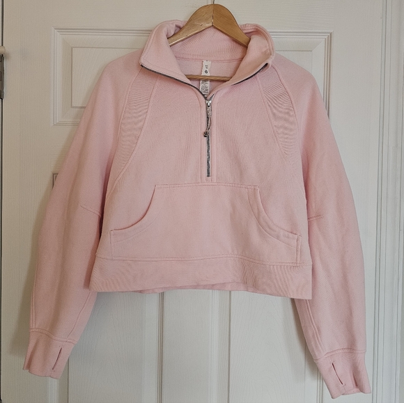 Lululemon Scuba Oversized Funnel-Neck Half ZipStrawberry Milkshake XS/S - Picture 5 of 13